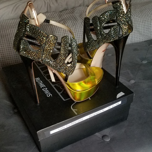 Ruthie Davis Crystal Sandals - Picture 1 of 4